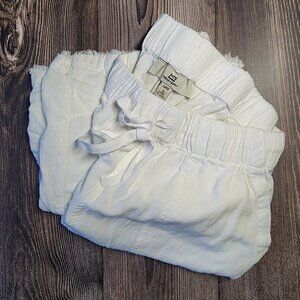 Thread & Supply Womens White Linen Pants Size Large